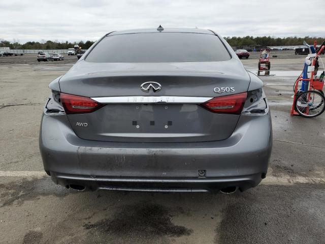 JN1EV7ARXKM550737 - 2019 INFINITI Q50 LUXE GRAY photo 6