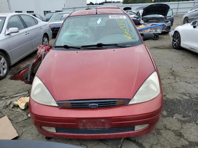 1FAFP34301W303599 - 2001 FORD FOCUS SE BURGUNDY photo 5