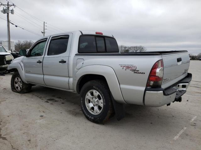 5TEJU4GN2AZ727398 - 2010 TOYOTA TACOMA DOUBLE CAB PRERUNNER SILVER photo 2