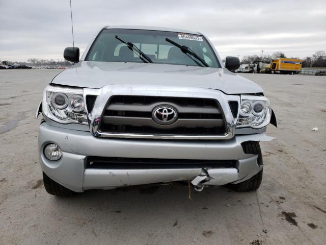 5TEJU4GN2AZ727398 - 2010 TOYOTA TACOMA DOUBLE CAB PRERUNNER SILVER photo 5