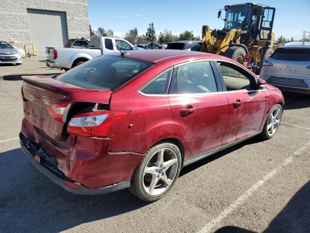 1FADP3J29EL259676 - 2014 FORD FOCUS TITANIUM RED photo 3