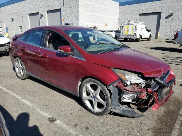 1FADP3J29EL259676 - 2014 FORD FOCUS TITANIUM RED photo 4