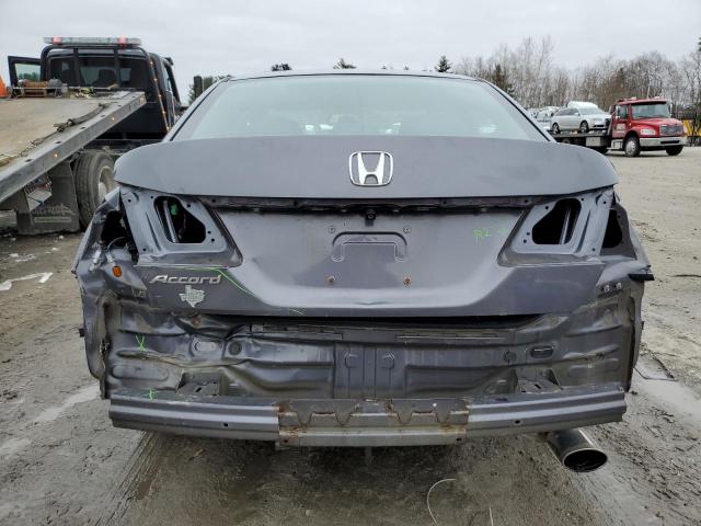 1HGCR2F30EA267450 - 2014 HONDA ACCORD LX GRAY photo 6