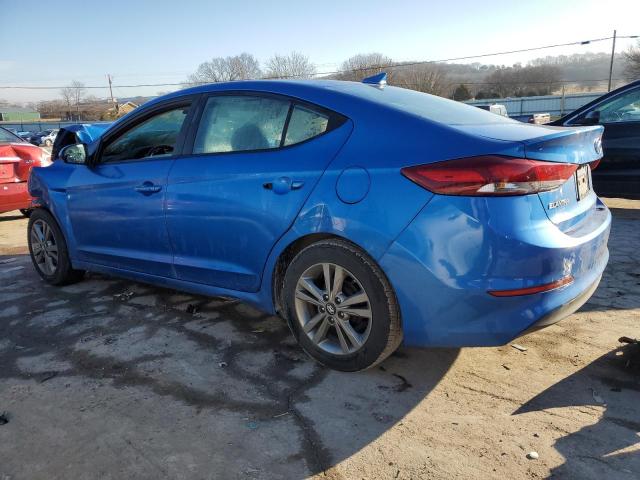 KMHD84LF2HU229975 - 2017 HYUNDAI ELANTRA SE BLUE photo 2