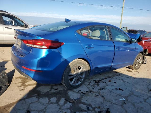 KMHD84LF2HU229975 - 2017 HYUNDAI ELANTRA SE BLUE photo 3