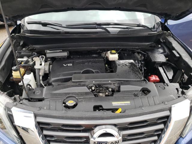 5N1DR2MM0HC670914 - 2017 NISSAN PATHFINDER S BLUE photo 12
