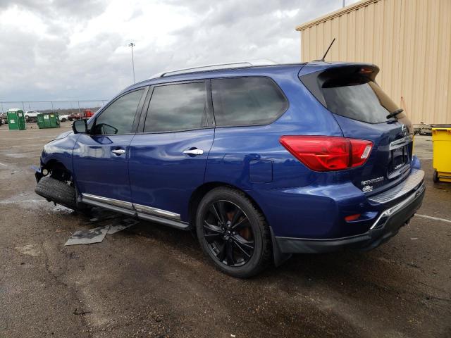 5N1DR2MM0HC670914 - 2017 NISSAN PATHFINDER S BLUE photo 2