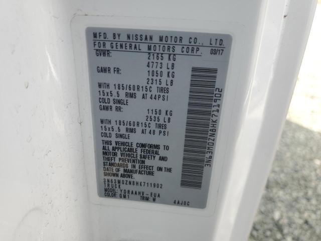 3N63M0ZN8HK711902 - 2017 CHEVROLET CITY EXPRE LT 白色 照片 13