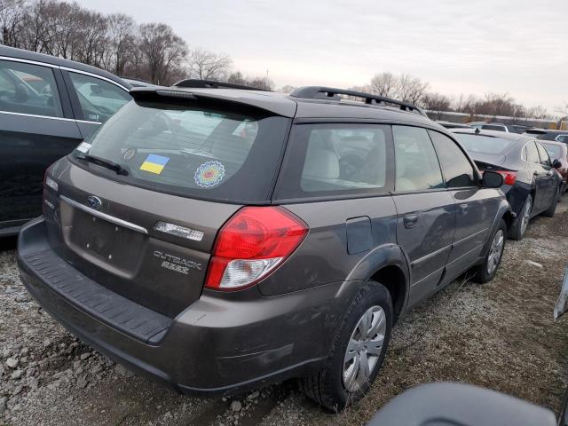 4S4BP60C597336261 - 2009 SUBARU OUTBACK BROWN photo 3