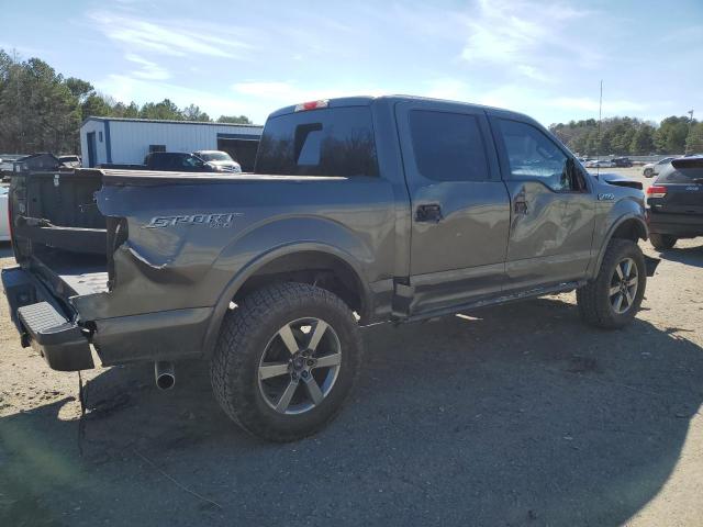 1FTEW1EF9FFB43199 - 2015 FORD F150 SUPERCREW GRAY photo 3