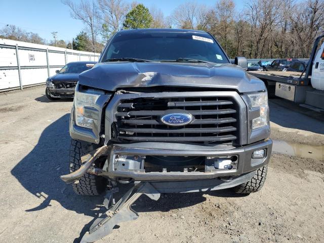 1FTEW1EF9FFB43199 - 2015 FORD F150 SUPERCREW GRAY photo 5