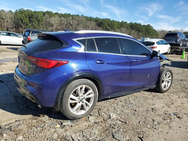 SJKCH5CP1HA023222 - 2017 INFINITI QX30 BASE BLUE photo 3