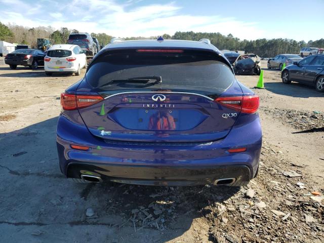 SJKCH5CP1HA023222 - 2017 INFINITI QX30 BASE BLUE photo 6