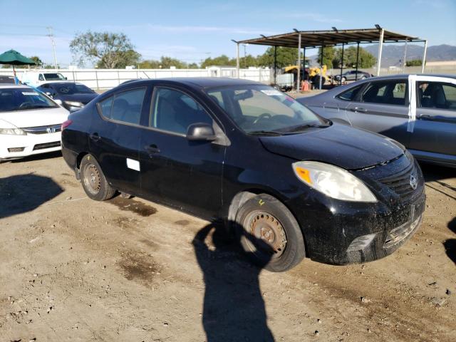 3N1CN7AP5EL850707 - 2014 NISSAN VERSA S BLACK photo 4