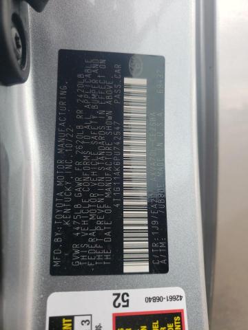 4T1G11AK6PU742547 - 2023 TOYOTA CAMRY SE NIGHT SHADE SILVER photo 12