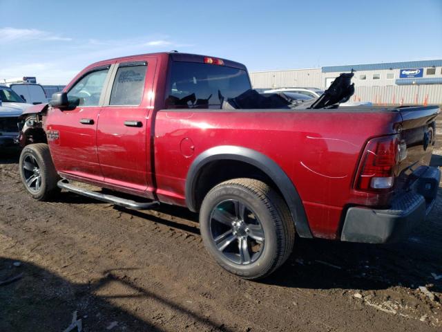 1C6RR7GG1NS191259 - 2022 RAM 1500 CLASS SLT მუქწითელი ფოტო 2