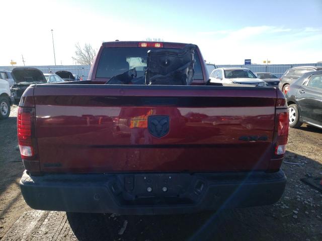 1C6RR7GG1NS191259 - 2022 RAM 1500 CLASS SLT მუქწითელი ფოტო 6