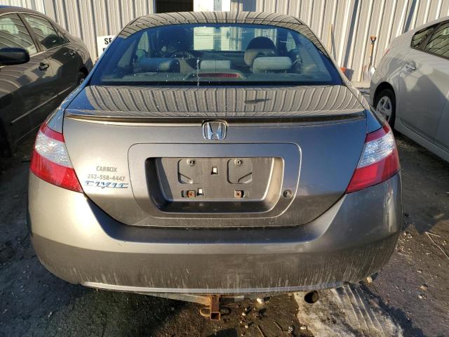 2HGFG12607H552263 - 2007 HONDA CIVIC LX GRAY photo 6