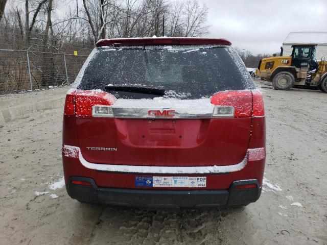 2GKALMEK9F6221730 - 2015 GMC TERRAIN SLE RED photo 6