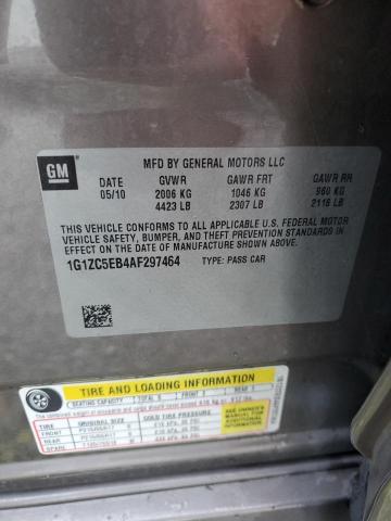 1G1ZC5EB4AF297464 - 2010 CHEVROLET MALIBU 1LT 棕色 照片 12