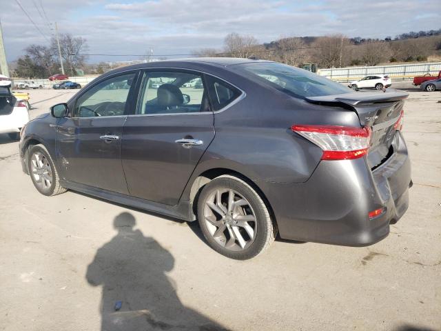 3N1AB7AP6FY379431 - 2015 NISSAN SENTRA S GRAY photo 2