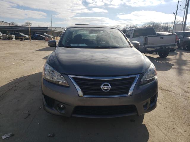 3N1AB7AP6FY379431 - 2015 NISSAN SENTRA S GRAY photo 5