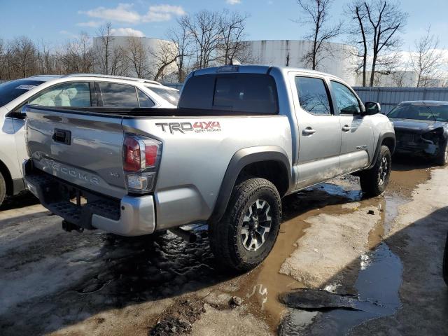 3TMCZ5AN2NM486146 - 2022 TOYOTA TACOMA DOUBLE CAB 银色 照片 3