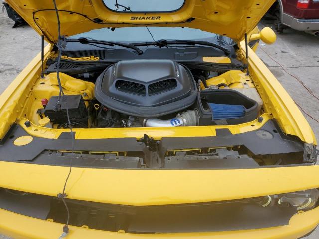 2C3CDZBT9HH633928 - 2017 DODGE CHALLENGER R/T YELLOW photo 11