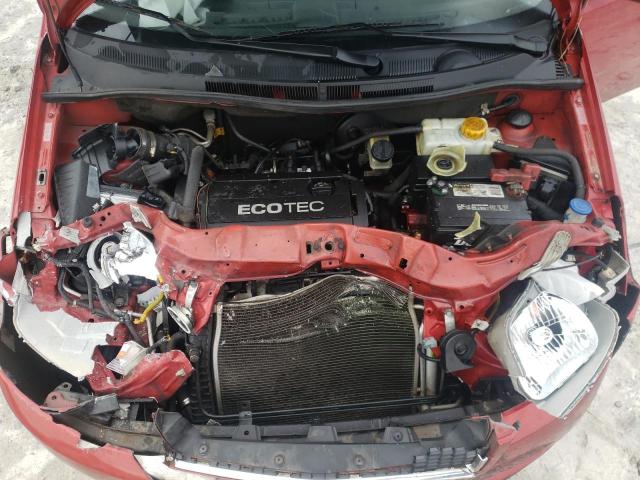 KL1TD66E19B662637 - 2009 CHEVROLET AVEO LS 红色 照片 11