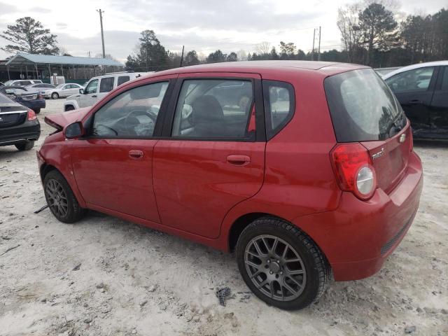 KL1TD66E19B662637 - 2009 CHEVROLET AVEO LS 红色 照片 2