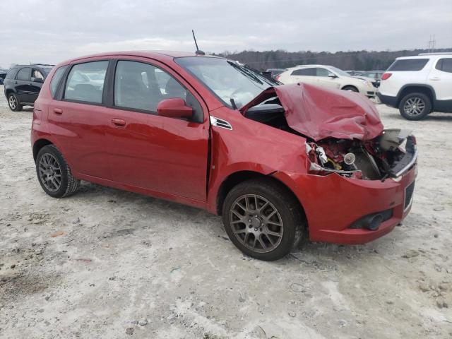 KL1TD66E19B662637 - 2009 CHEVROLET AVEO LS 红色 照片 4