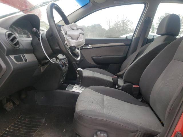 KL1TD66E19B662637 - 2009 CHEVROLET AVEO LS 红色 照片 7