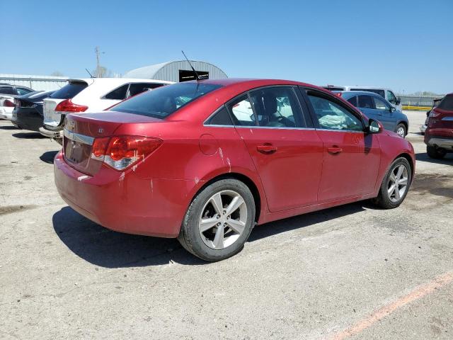 1G1PE5SB5D7195112 - 2013 CHEVROLET CRUZE LT RED photo 3