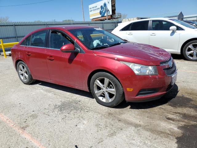 1G1PE5SB5D7195112 - 2013 CHEVROLET CRUZE LT RED photo 4