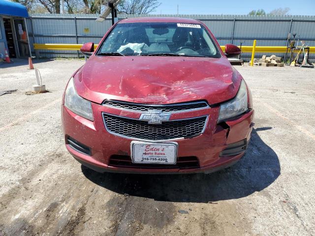 1G1PE5SB5D7195112 - 2013 CHEVROLET CRUZE LT RED photo 5