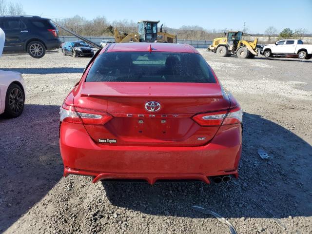 4T1G11AK6LU399605 - 2020 TOYOTA CAMRY SE RED photo 6