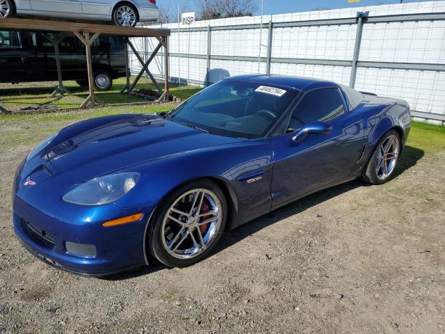 1G1YY25E365132217 - 2006 CHEVROLET CORVETTE Z06 BLUE photo 1