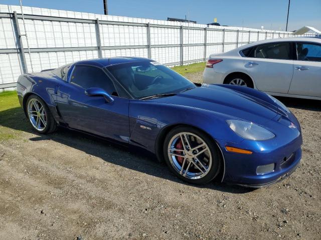 1G1YY25E365132217 - 2006 CHEVROLET CORVETTE Z06 BLUE photo 4