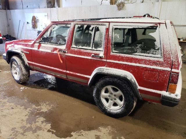 1J4FJ28S2TL117505 - 1996 JEEP CHEROKEE SE RED photo 2