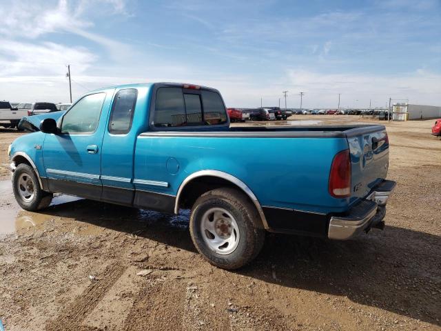 1FTDX1764VKA60811 - 1997 FORD F150 BLUE photo 2