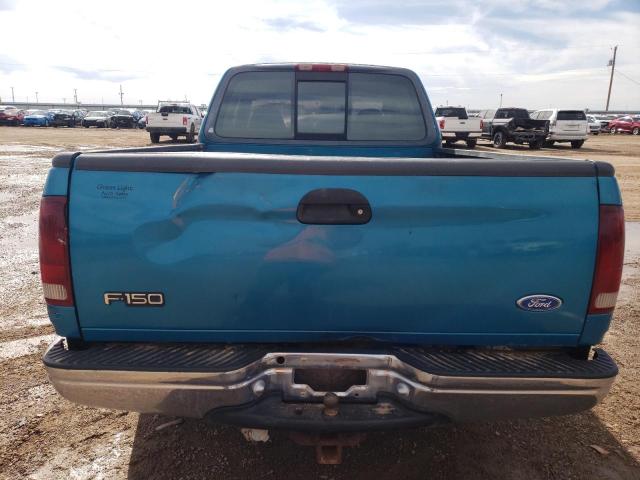 1FTDX1764VKA60811 - 1997 FORD F150 BLUE photo 6