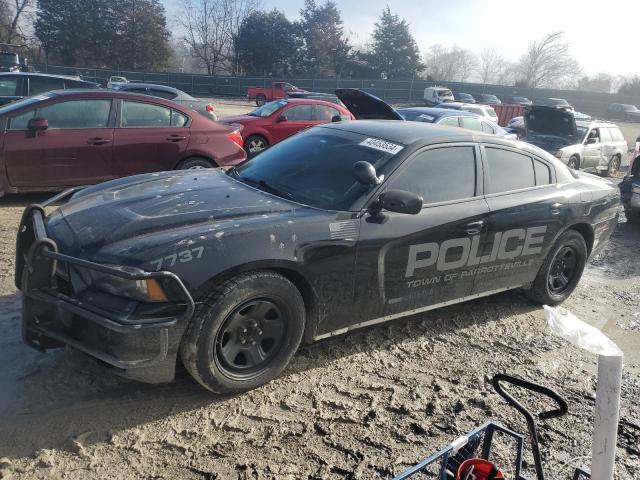 2C3CDXAT6EH367737 - 2014 DODGE CHARGER POLICE BLACK photo 3