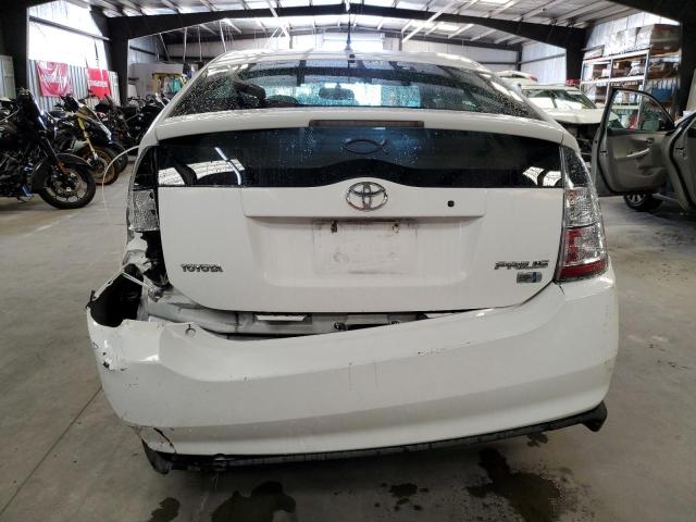 JTDKB20U453091006 - 2005 TOYOTA PRIUS WHITE photo 6