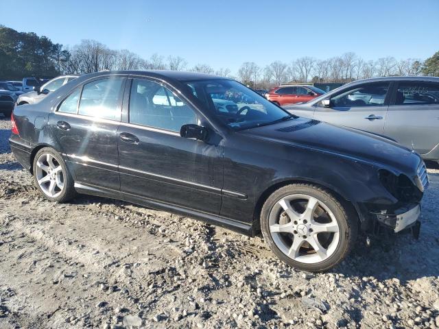 WDBRF52H57F862027 - 2007 MERCEDES-BENZ C 230 BLACK photo 4