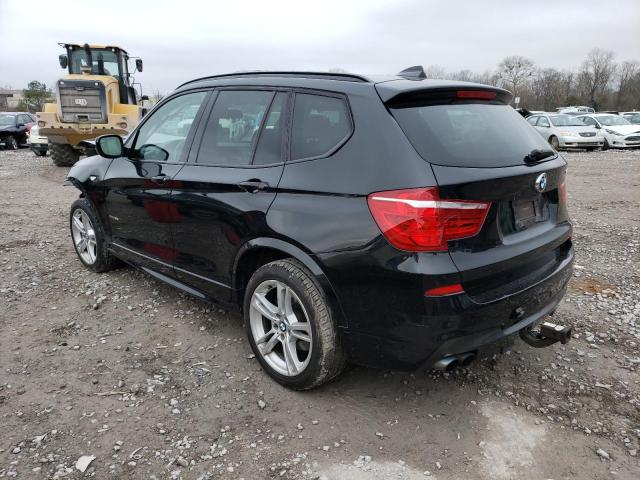 5UXWX7C50BL731744 - 2011 BMW X3 XDRIVE35I BLACK photo 2