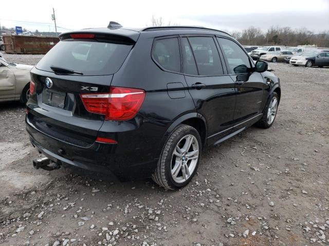 5UXWX7C50BL731744 - 2011 BMW X3 XDRIVE35I BLACK photo 3