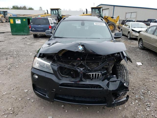 5UXWX7C50BL731744 - 2011 BMW X3 XDRIVE35I BLACK photo 5