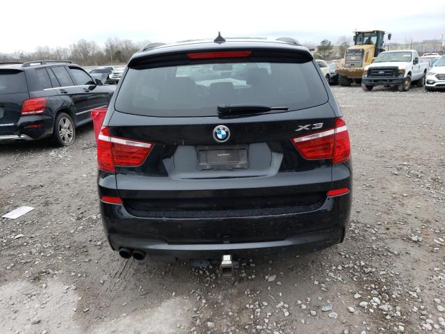 5UXWX7C50BL731744 - 2011 BMW X3 XDRIVE35I BLACK photo 6