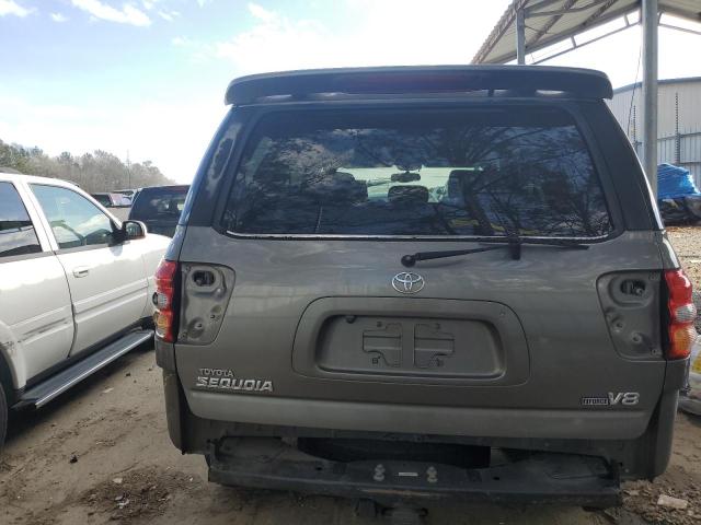 5TDZT38A04S216916 - 2004 TOYOTA SEQUOIA LIMITED GRAY photo 6