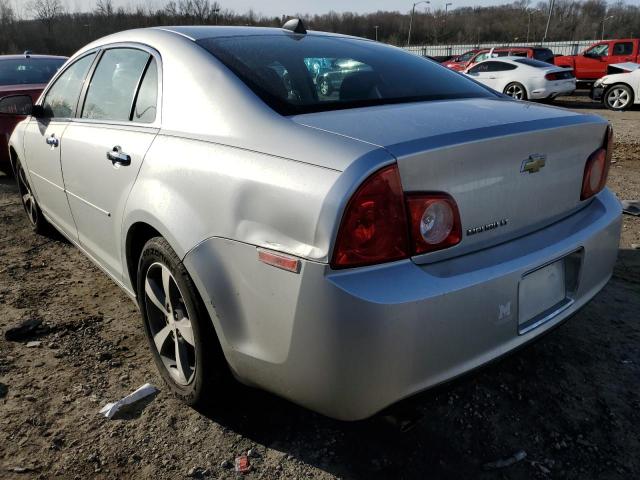 1G1ZC5E08CF223286 - 2012 CHEVROLET MALIBU 1LT SILVER photo 2